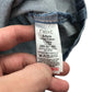 Next dress 5-6 years blue denim style long jersey sleeve dotted pattern cotton