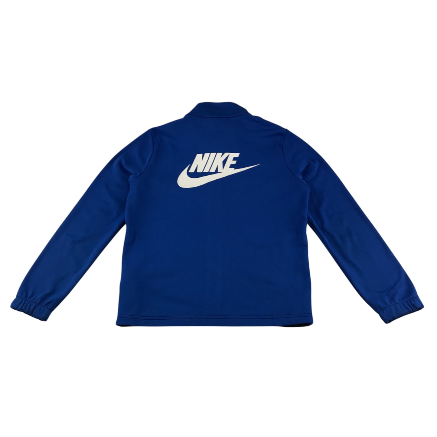 Nike sweater 9-10 year blue panelled sporty tracksuit top