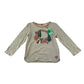 White Stuff t-shirt 5-6 years grey forest and animal theme graphic design