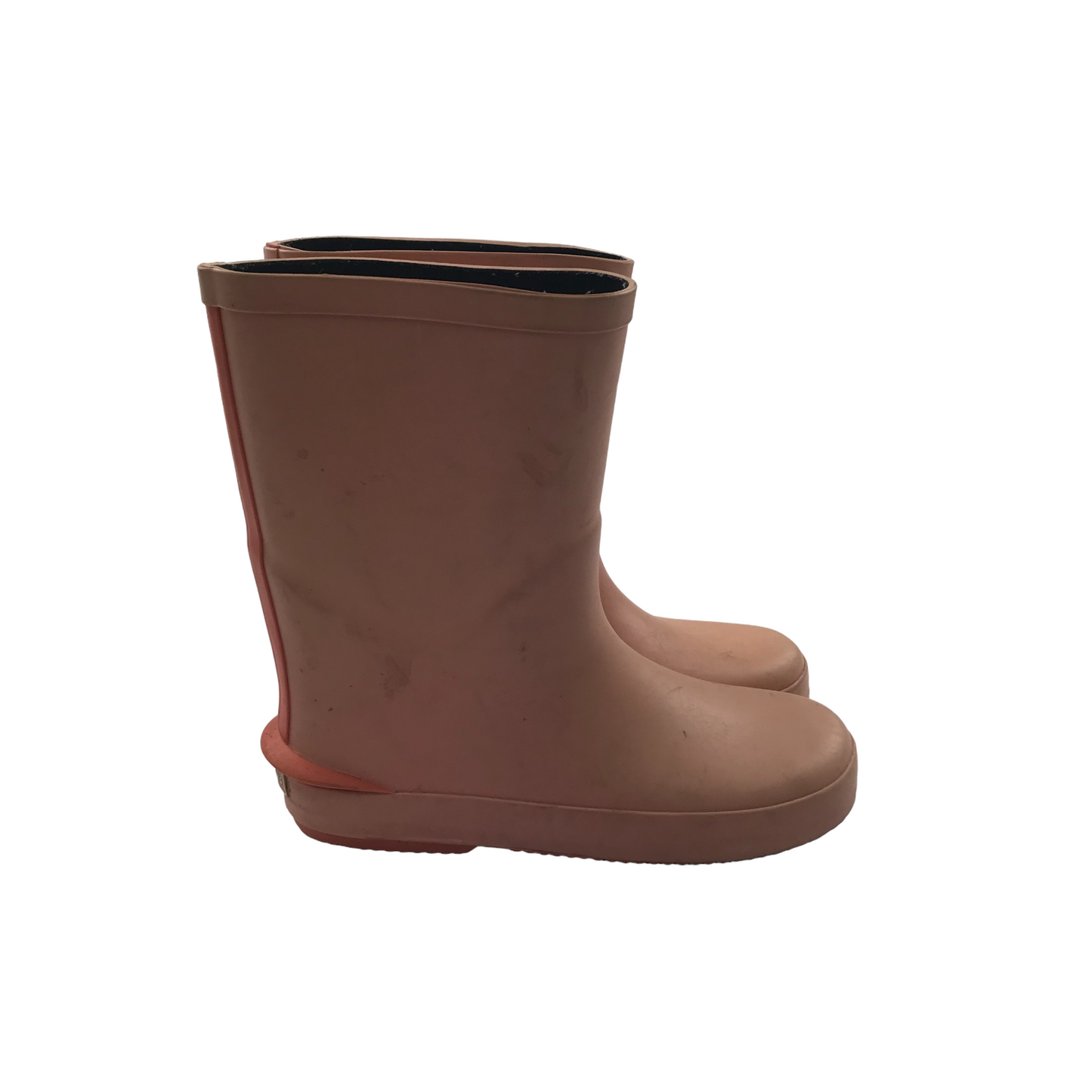 Clarks Light Pink Plain Wellies Shoe Size 13G junior