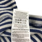 Boden t-shirt 8-9 years navy and white stripy supersoft pointelle starboard