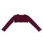 Monsoon cardigan 5-6 years dark fuchsia pink with floral detailing around neckline cropped