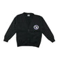 *Sandwood Primary black jersey cardigan