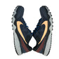 Nike trail running trainers shoe size UK 10 navy breathable upper and white outer sole