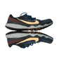 Nike trail running trainers shoe size UK 10 navy breathable upper and white outer sole
