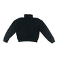 Nike sweater 9-10 years black cropped pullover jersey with quarter zipper
