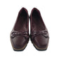 Tu pumps shoe size UK 6 burgundy flat ballerina style shoes