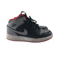 Air Jordan trainers shoe size UK 4.5 black grey and red high tops