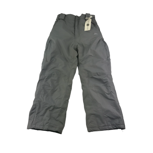 Trespass Snow Trousers Age 7 Light Grey Waterproof