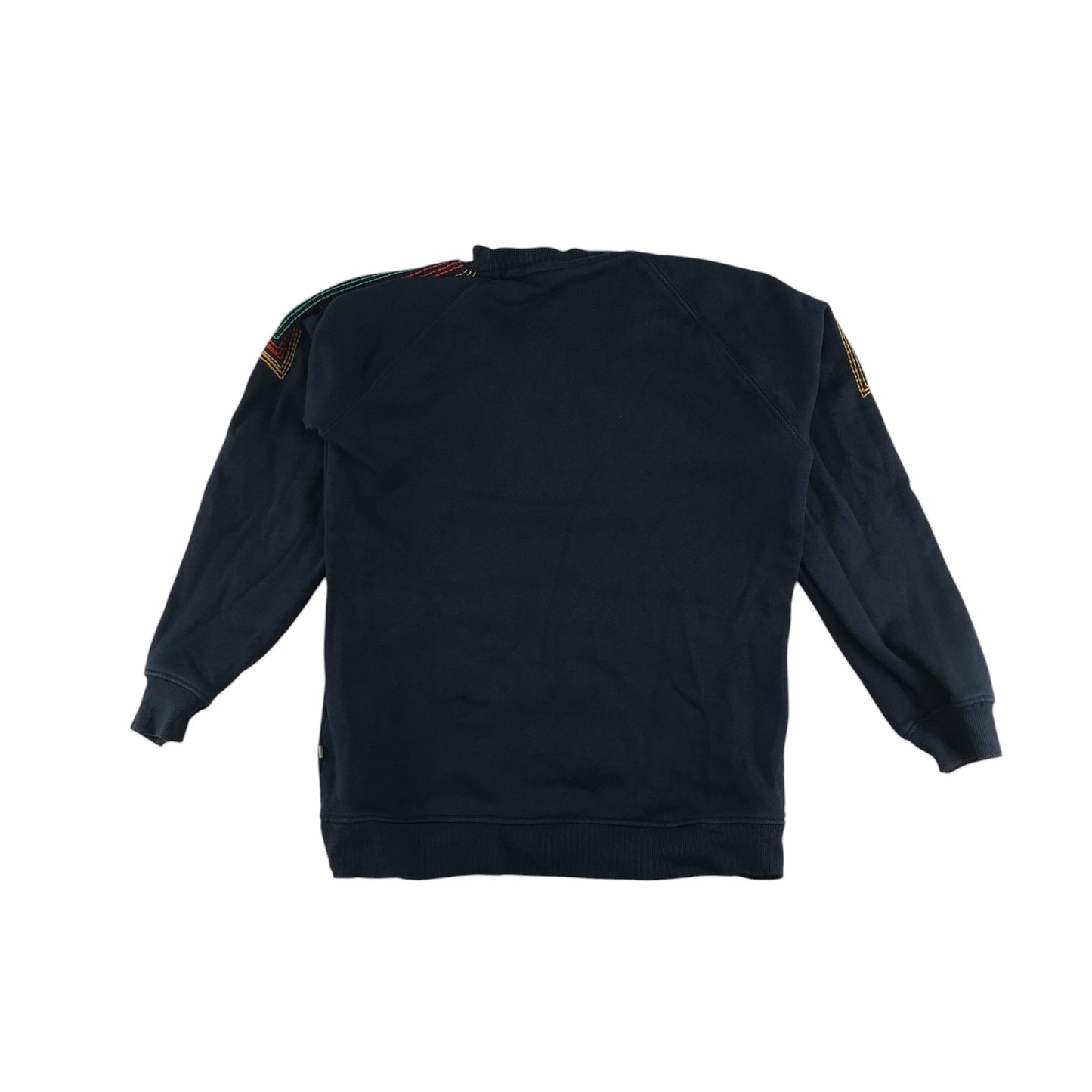 Frugi sweater 9-10 years navy blue lightning sleeves cotton