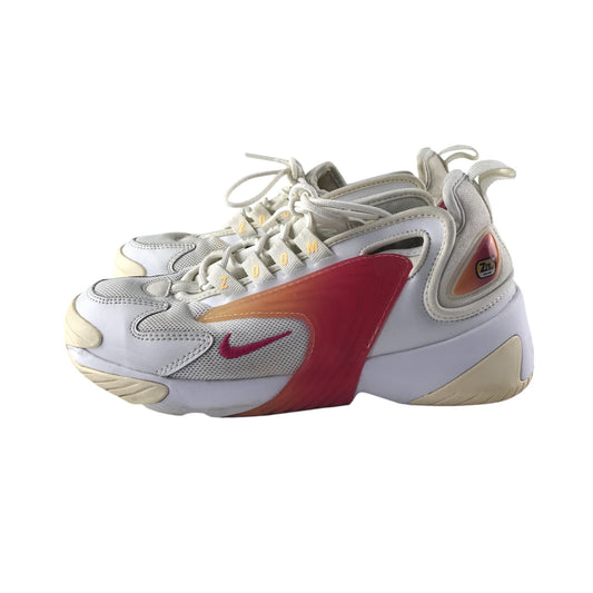 Nike Air Zoom 2000 trainers shoe size UK 3 white and orangey red with laces