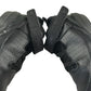 Jordan Flight trainers shoe size 1 black with logo on hoop and loop strap