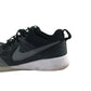 Nike Zoom trainers shoe size UK 4 black and white Flyknit upper
