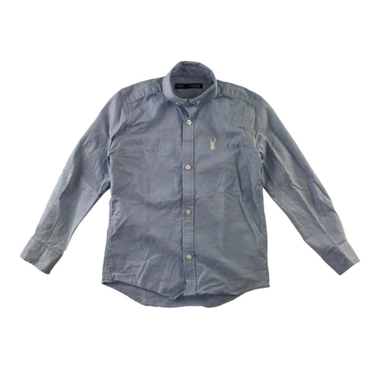 Next shirt 5 years light blue button fastening