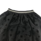 H&M Skirt Age 7 Black Celestial Love Hearts Pattern Mesh Layer