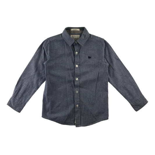 Jasper Conran shirt 6-7 years blue button up Cotton