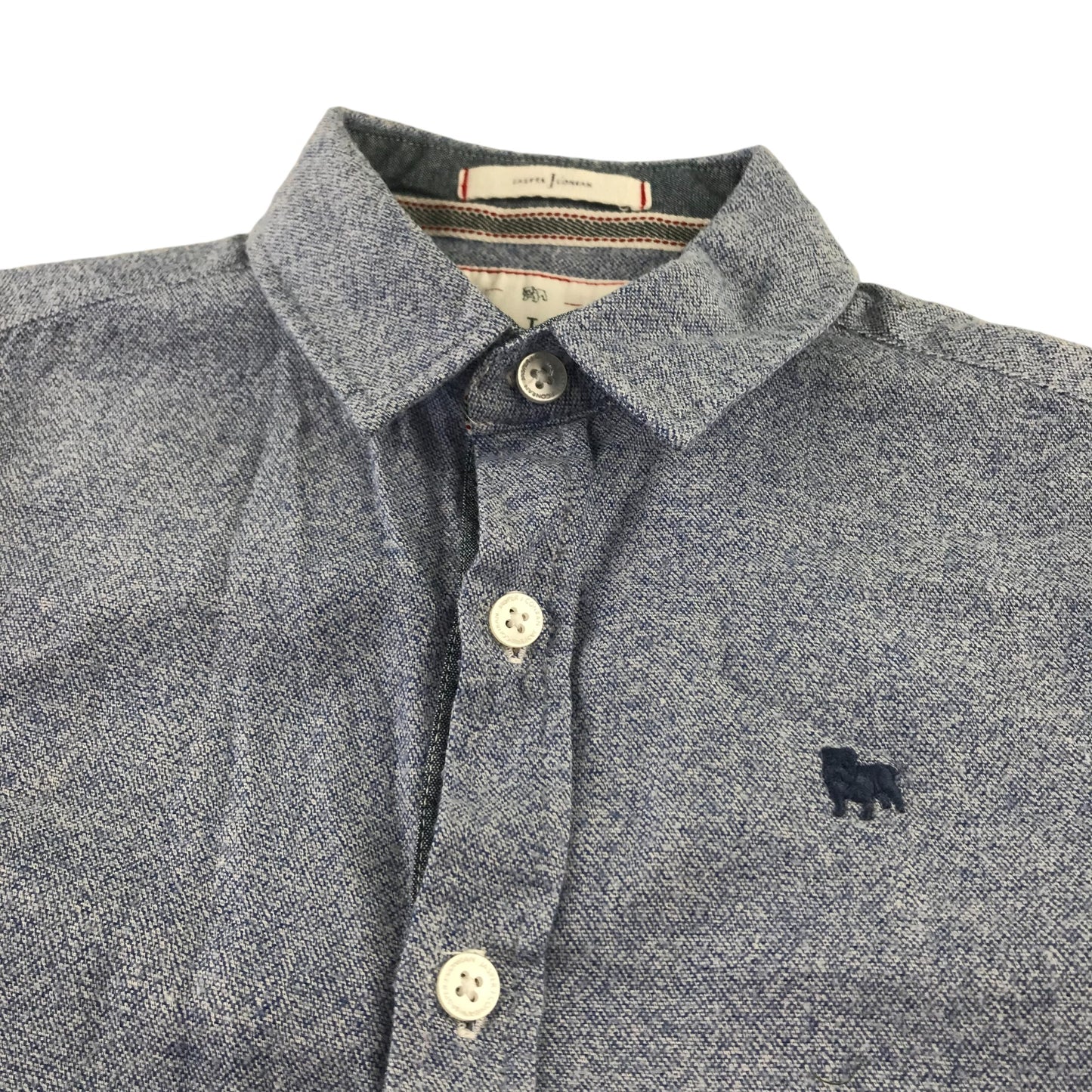 Jasper Conran shirt 6-7 years blue button up Cotton