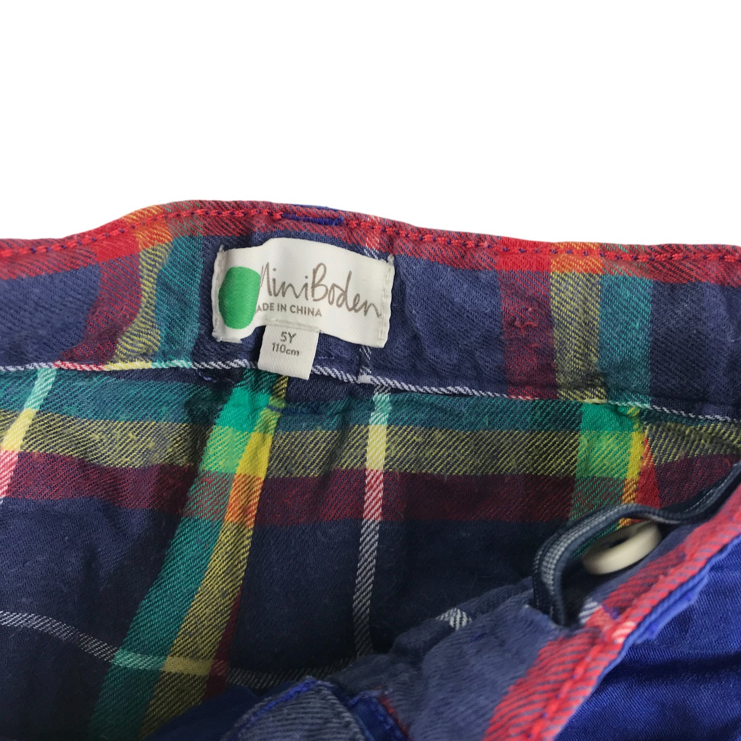 Boden trousers 4-5 years blue adjustable waist