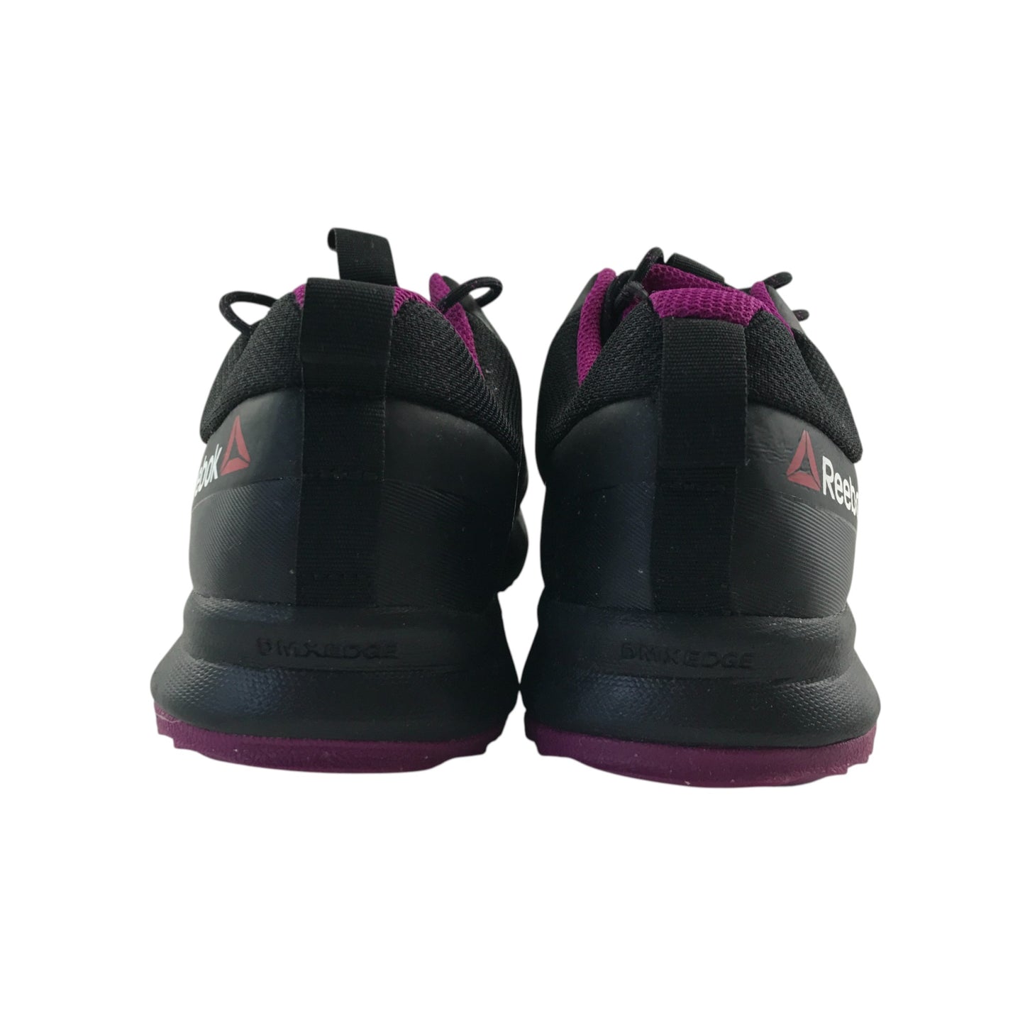Reebok Gore-Tex trainers shoe size UK 4 black with pink detailing