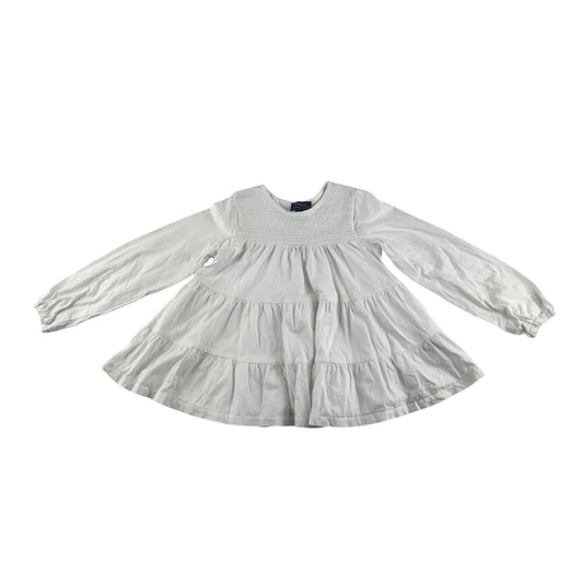 Ralph Lauren blouse 5-6 years white flared hem cotton