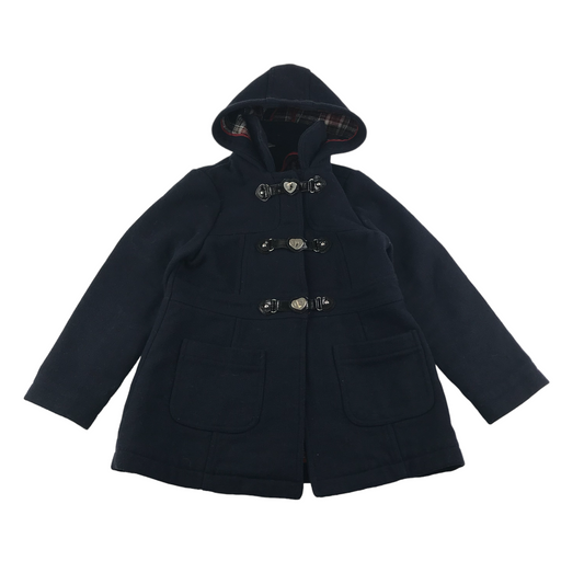 George Coat Age 9 Navy A-line Hooded