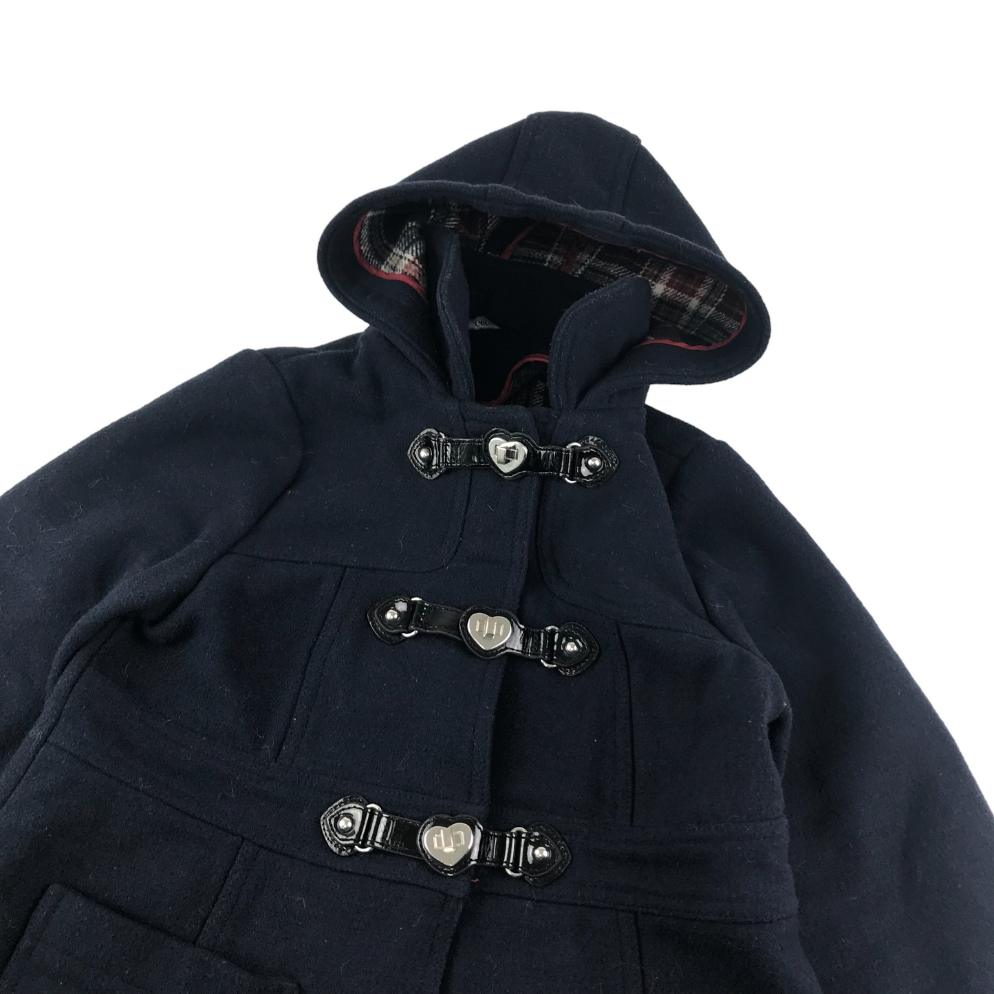 George Coat Age 9 Navy A-line Hooded