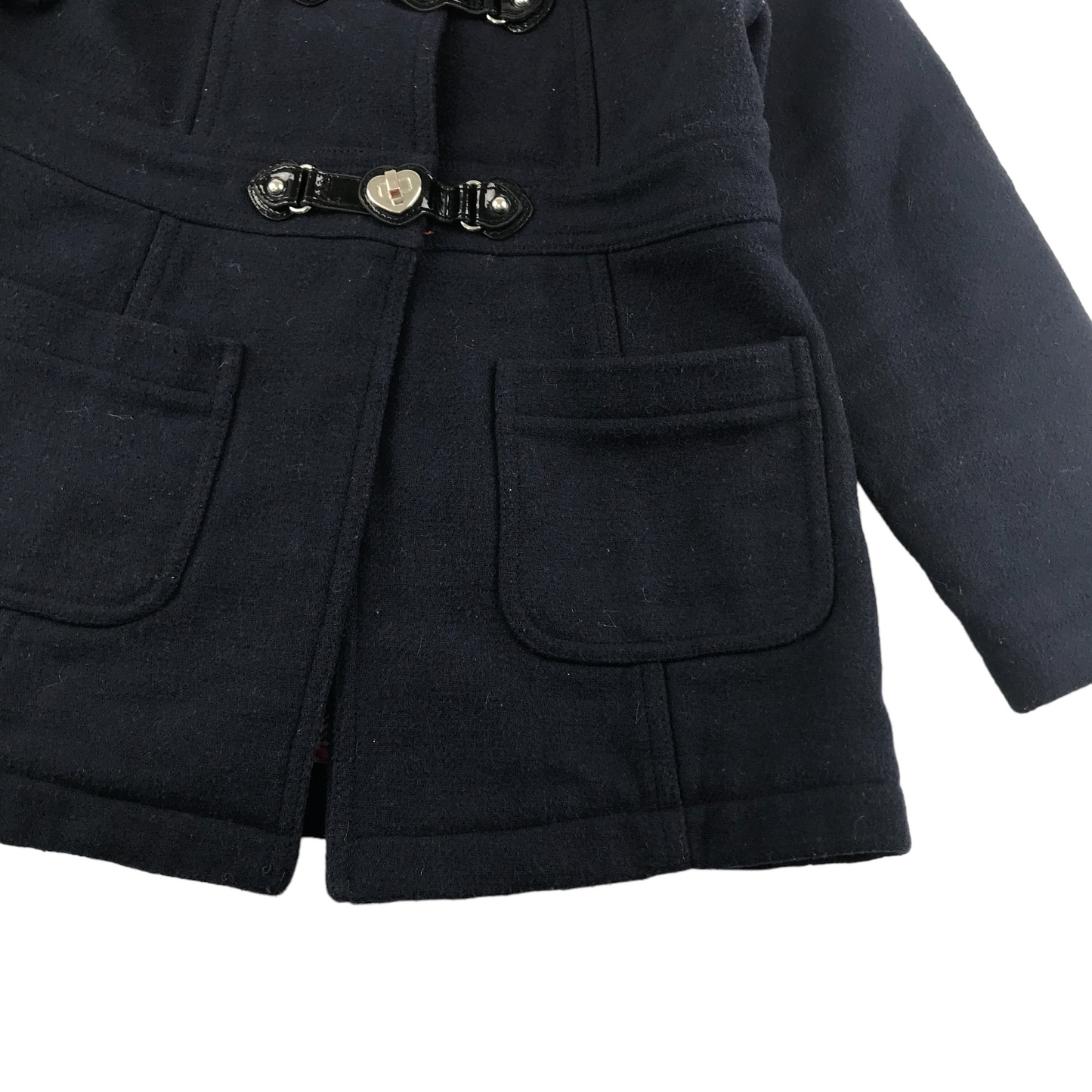 George Coat Age 9 Navy A-line Hooded