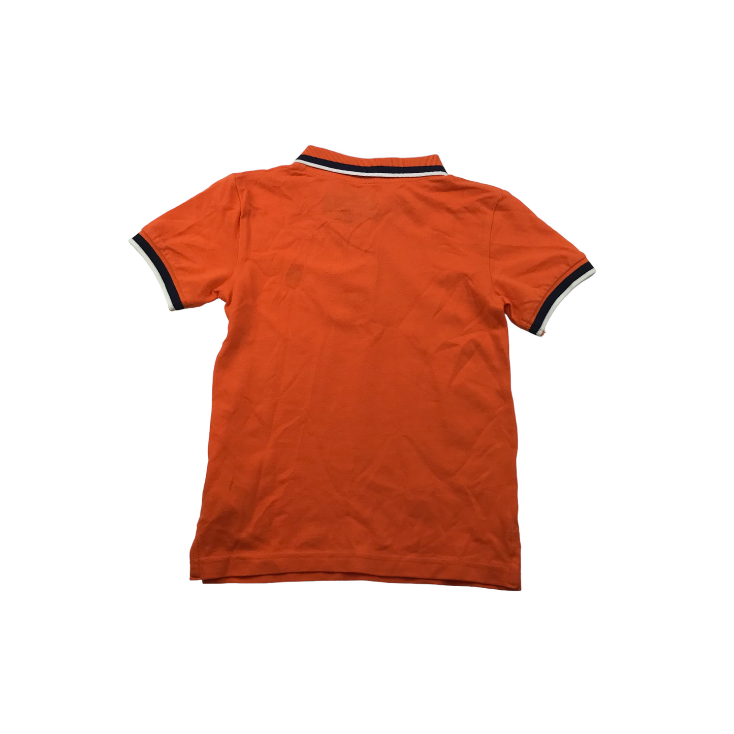 Bluezoo Bright Orange Polo shirt Age 5