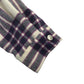 Zara shirt 6 years white and purple oversized checked button up cotton