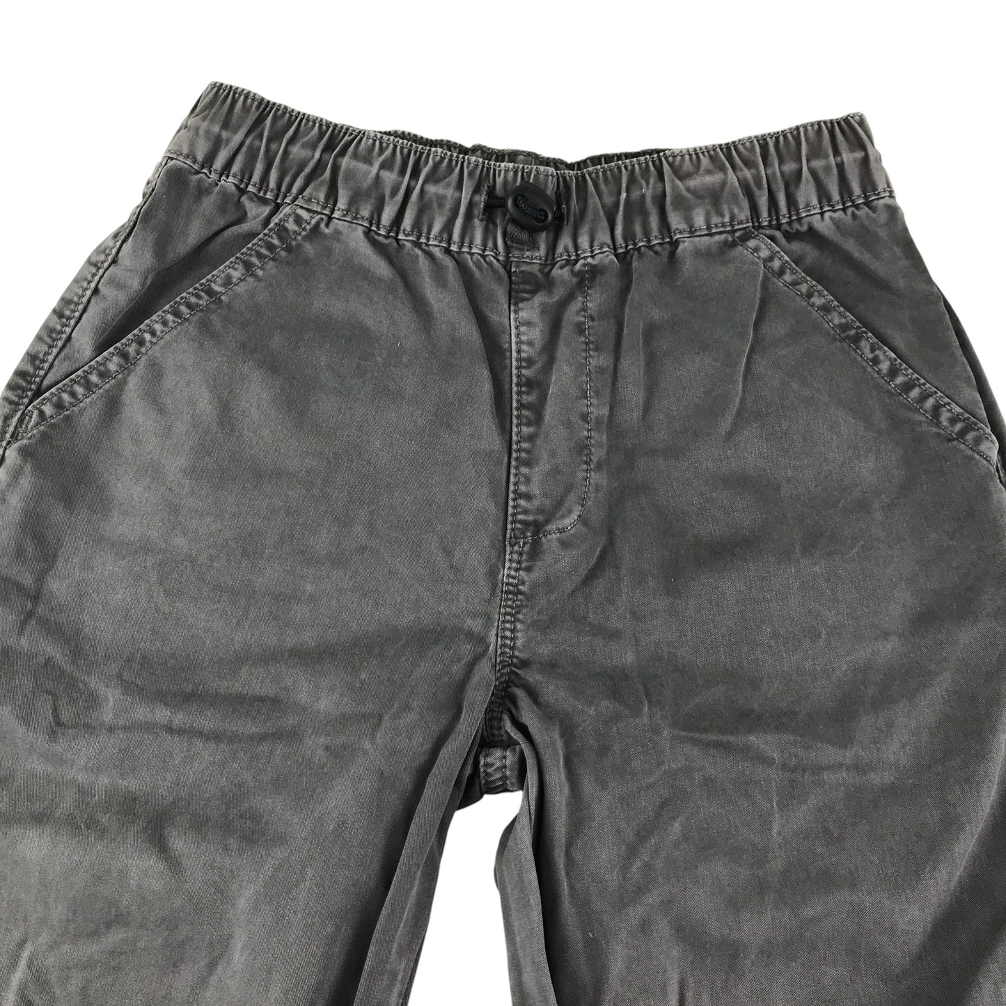 Tu trousers 6-7 years grey elasticated waist cuffed leg