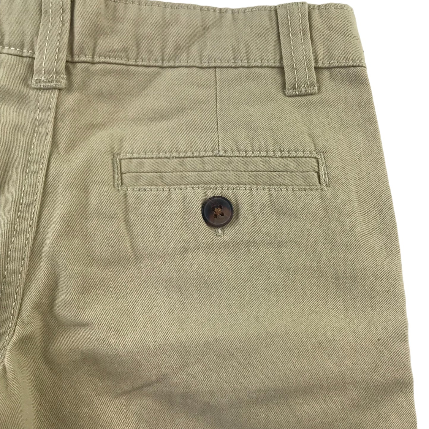 Primark shorts 5-6 years beige plain chino style cotton