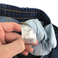 John Lewis trousers 7-8 years blue denim elasticated waist cuffed leg