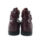 Start-rite Chelsea boots shoe size 11.5F junior burgundy shiny side zipper inside