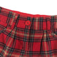Next Shorts Age 9 Red Check Pattern Knitted Texture