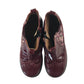 Start-rite Chelsea boots shoe size 11.5F junior burgundy shiny side zipper inside