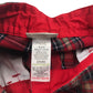 Next Shorts Age 9 Red Check Pattern Knitted Texture