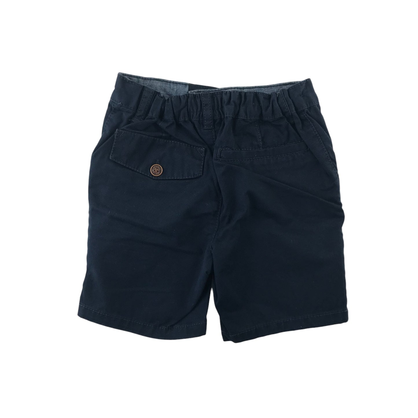 Next shorts 4-5 years navy plain chino style cotton