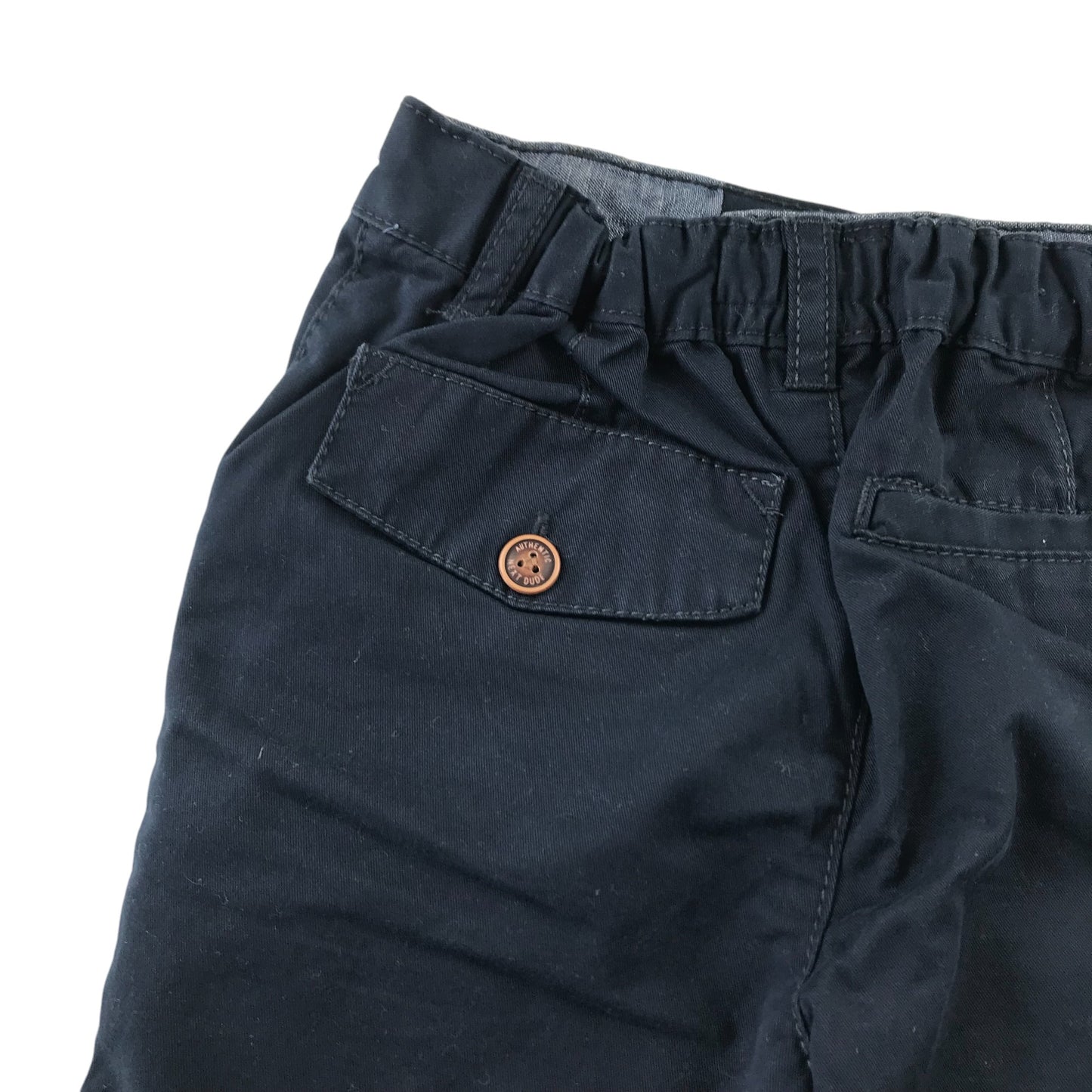 Next shorts 4-5 years navy plain chino style cotton