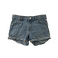 Denim Co shorts 8-9 years blue denim folded hem mid rise cotton