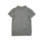 George polo shirt grey check pattern knitted cotton