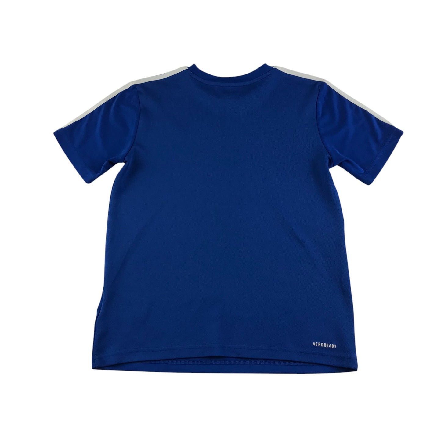 Adidas sport top 11-12 years blue and white short sleeve