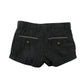 Generation shorts 11 years dark grey folded hem cotton