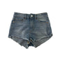 H&M shorts Size 8 Women's denim blue ripped hem