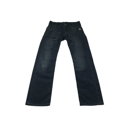 JBC trousers 11-12 years black stone wash effect corduroy adjustable waist