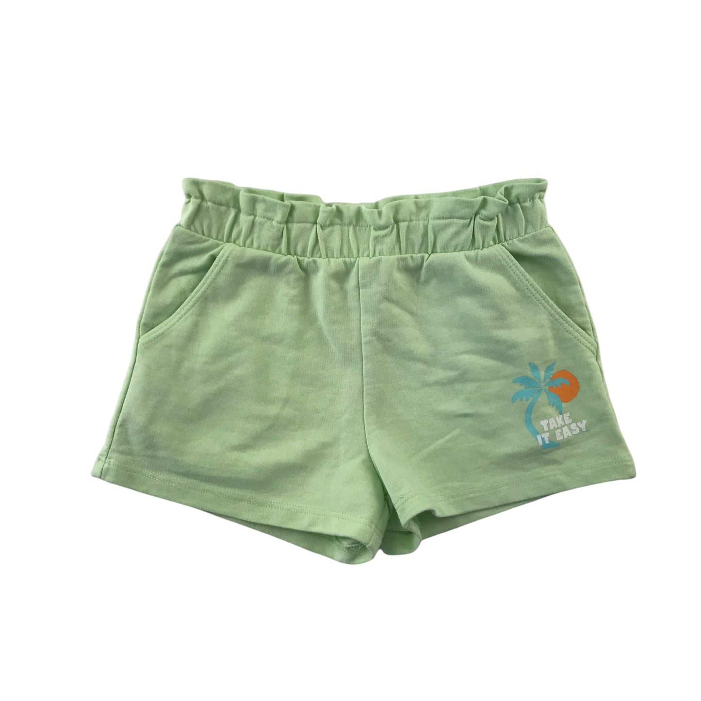 Matalan shorts 6 years light Green Palm Tree Graphic Jersey