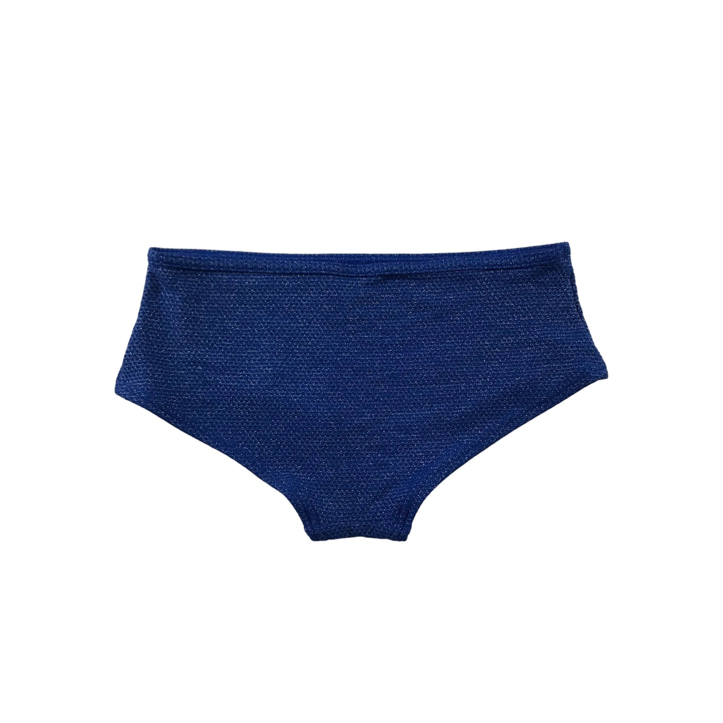 M&S Swimsuit Age 8 Blue Sparkly 2-piece Set