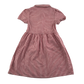 Red gingham with buttons school summer dress