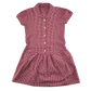 Red gingham drop waist school summer dress