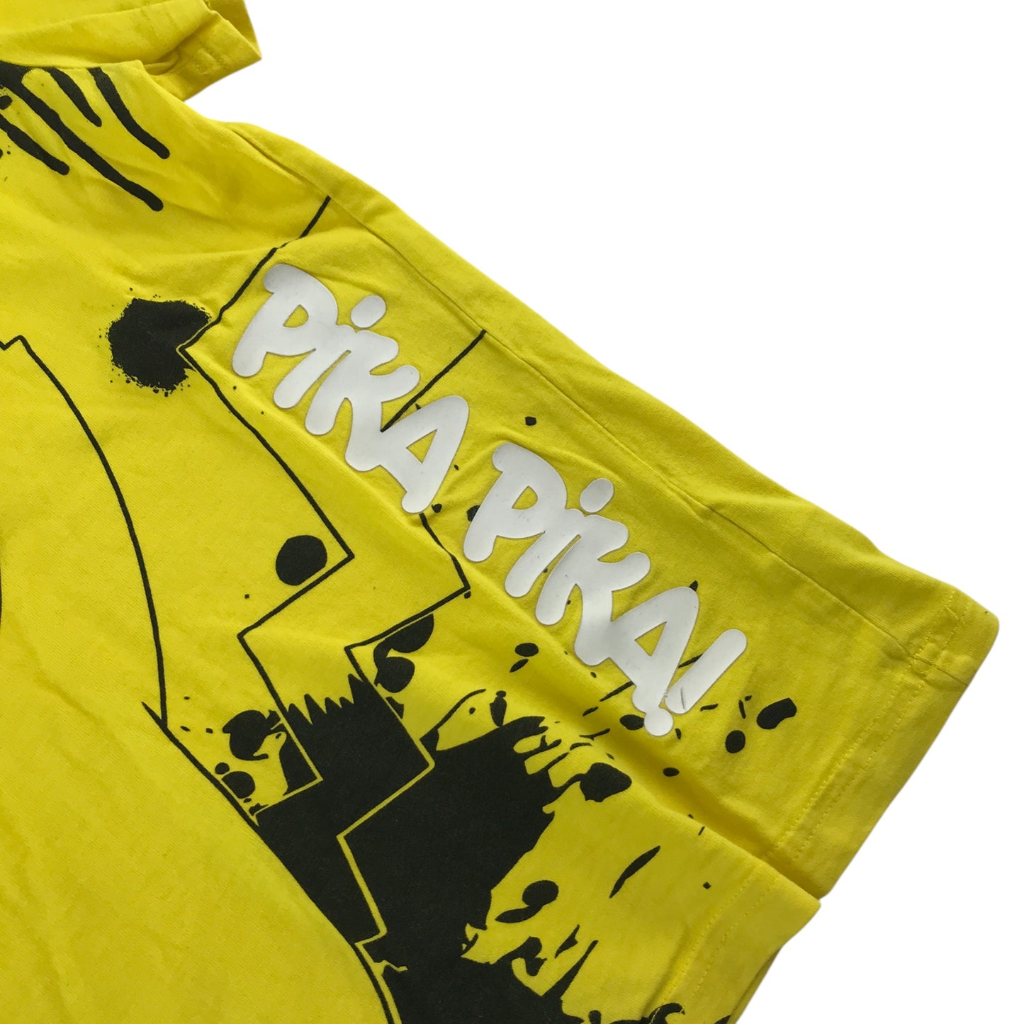 F&F t-shirt 8-9 years yellow Pokémon Pikachu graphic design short sleeves