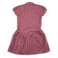 Red gingham drop waist school summer dress